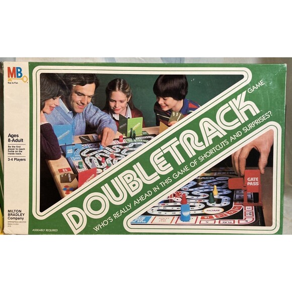 DoubleTrack (1981) Milton Bradley Board Game - Picture 2 of 6